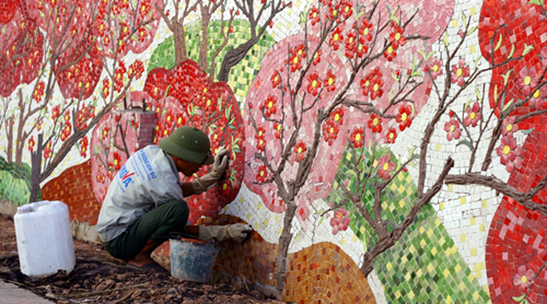 Ceramic Art Street in Hanoi